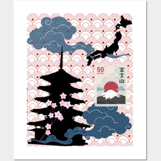 Japanese Culture and Tradition Symbols Posters and Art